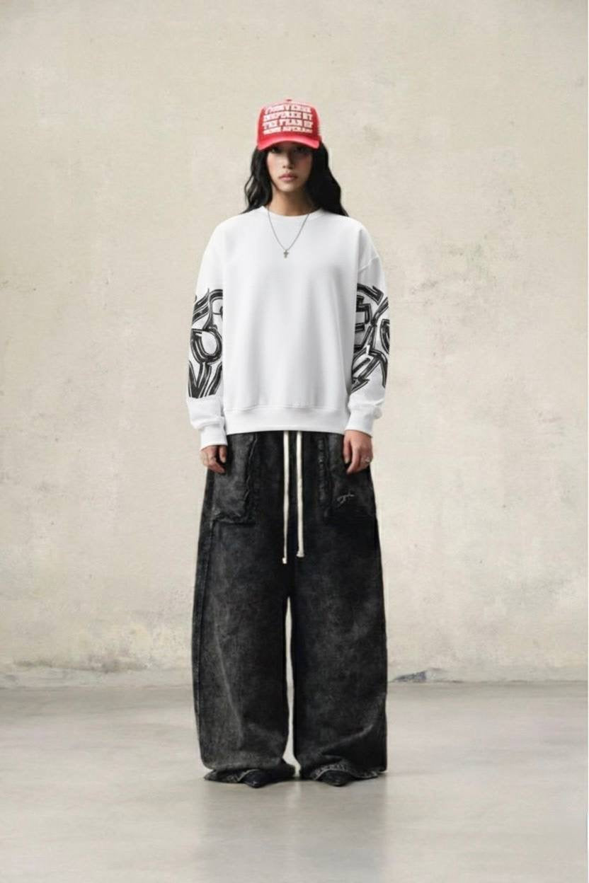 Kynz White Crew Neck