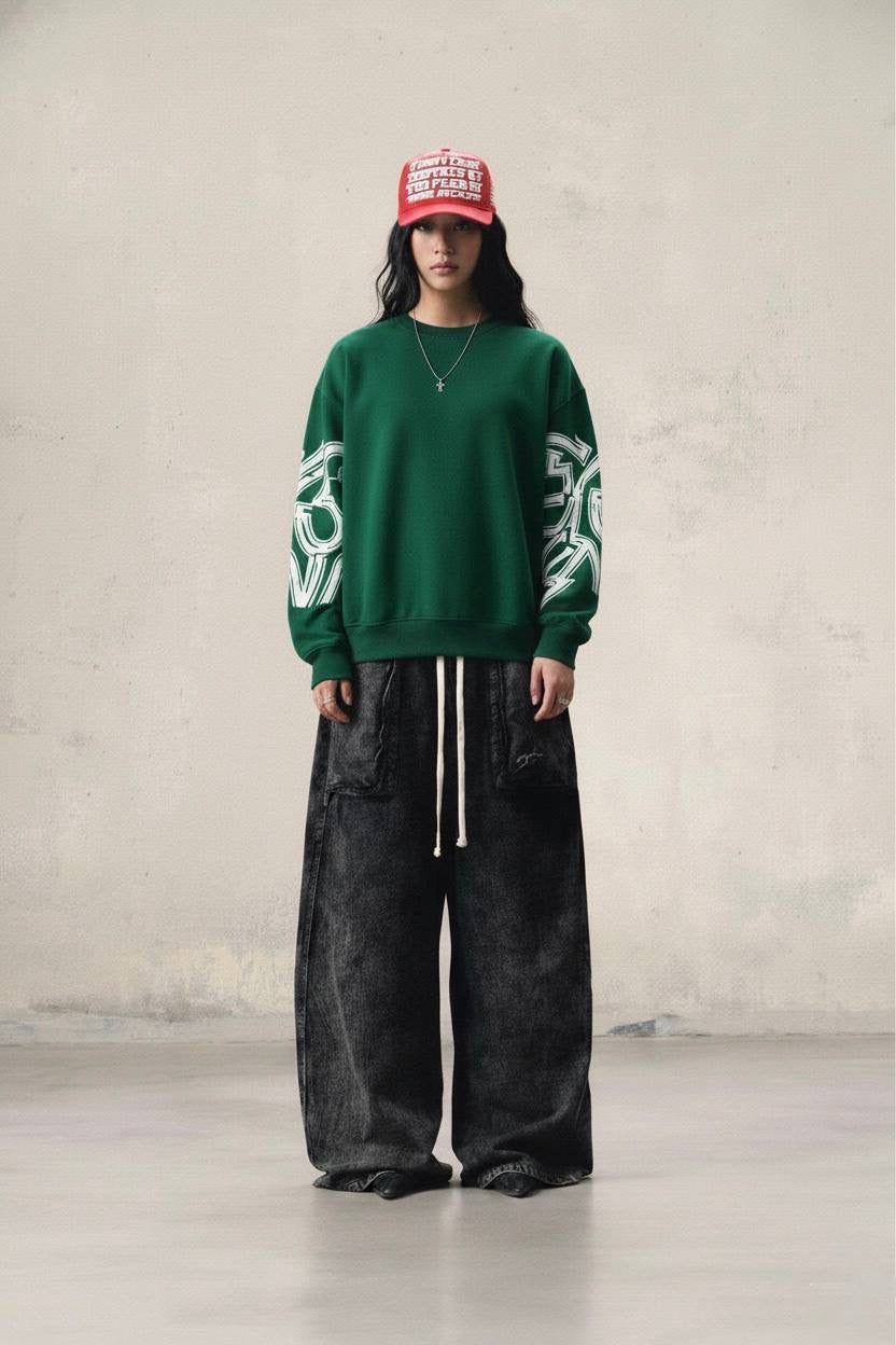 Kynz Green Crew Neck