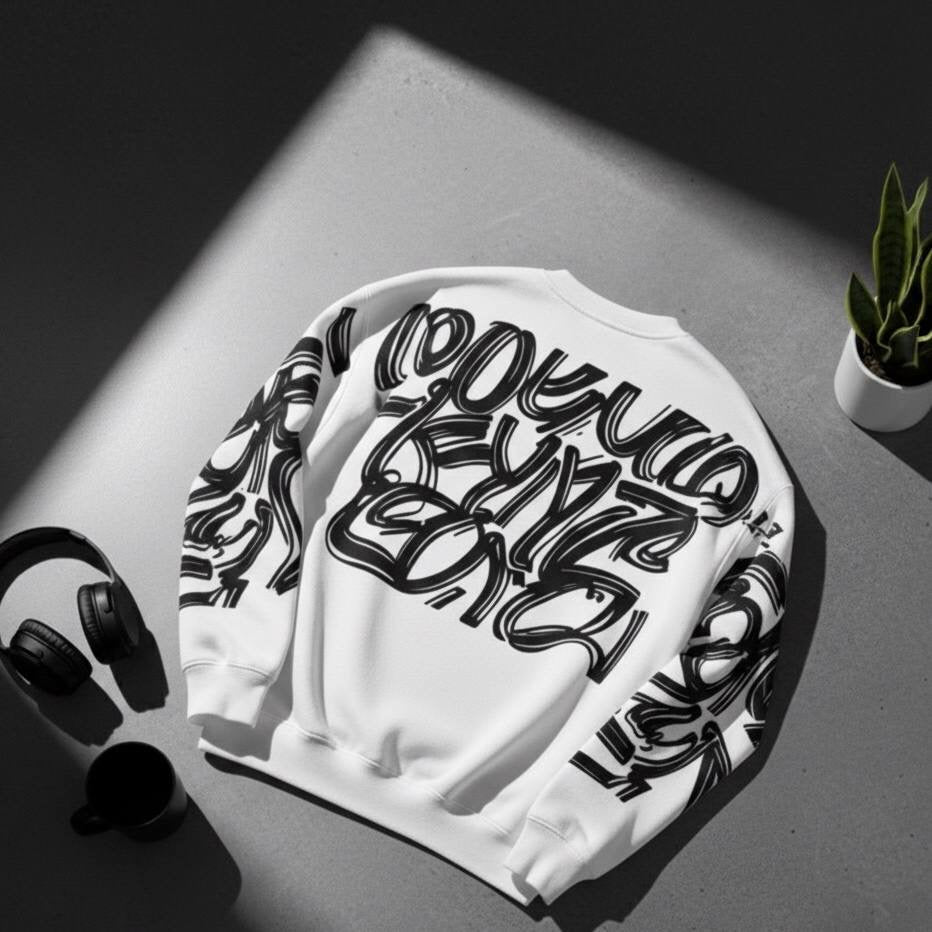 Kynz White Crew Neck