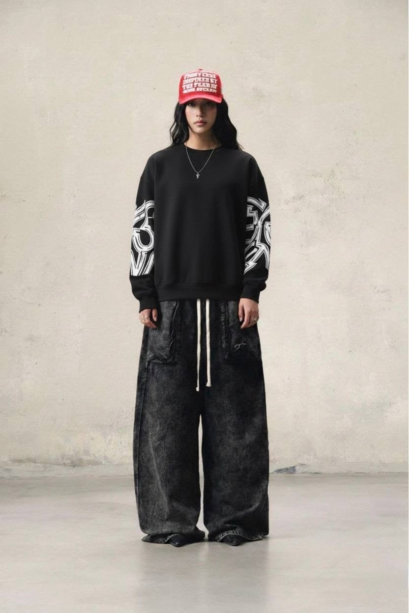 Kynz Black Crew Neck